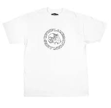 Up In Flames Logo T Shirt White (1)