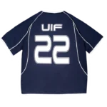 Up In Flames UIF x Poser Équipe Jersey NavyWhite (1)