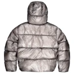 Up In Flames Grey Puffer Jacket 4