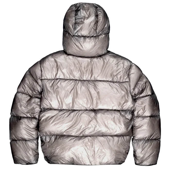 Up In Flames Grey Puffer Jacket 4