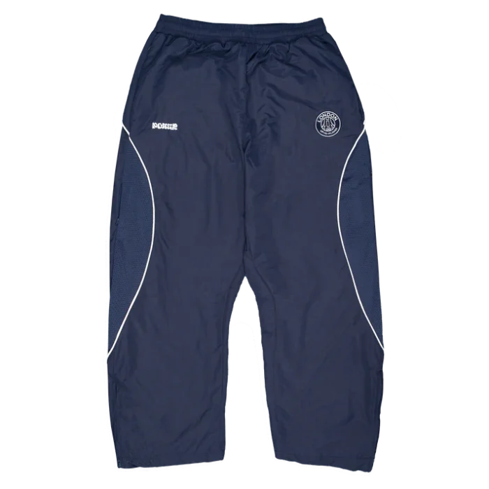 Up In Flames UIF x Poser Équipe Track Pants Navy White (2)